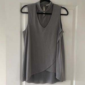 Green Envelope Cutout Crisscross Top